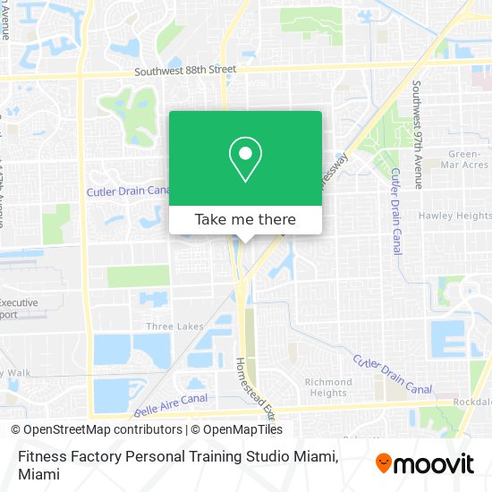 Fitness Factory Personal Training Studio Miami map