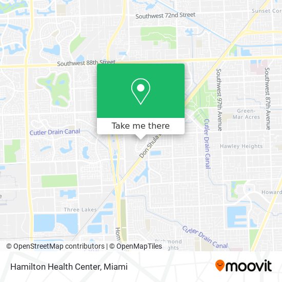 Hamilton Health Center map