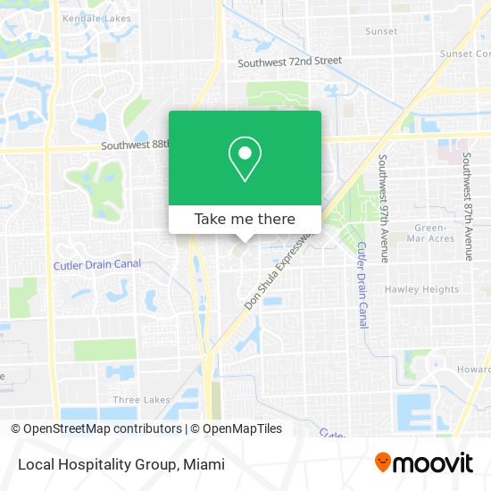 Local Hospitality Group map