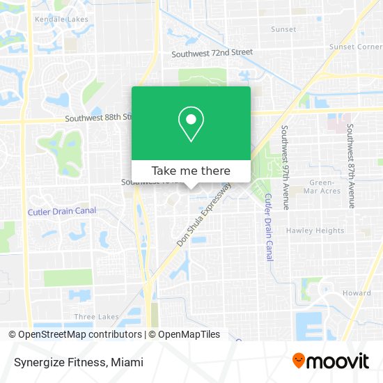 Synergize Fitness map