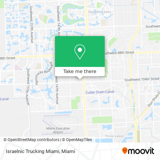 Israelnic Trucking Miami map