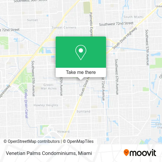 Venetian Palms Condominiums map
