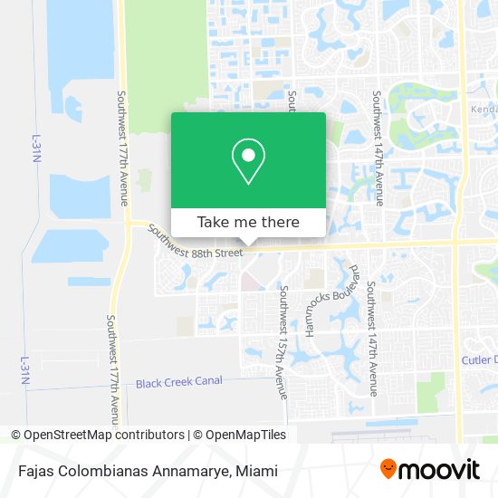 How to get to Fajas Colombianas Annamarye in Kendale Lakes-Tamiami by Bus?