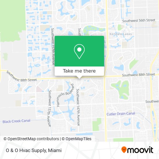 Mapa de O & O Hvac Supply