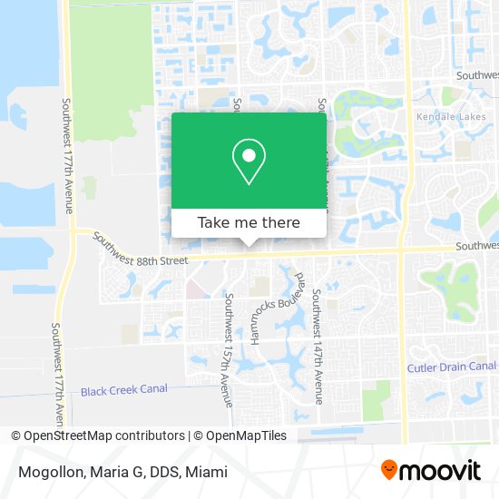 Mogollon, Maria G, DDS map