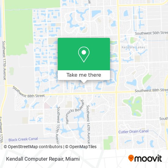 Mapa de Kendall Computer Repair