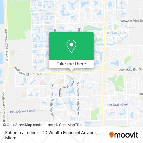 Fabricio Jimenez - TD Wealth Financial Advisor map