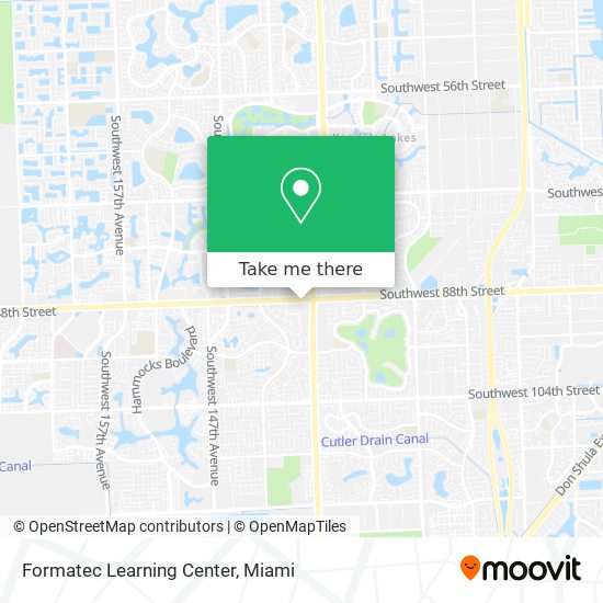 Mapa de Formatec Learning Center