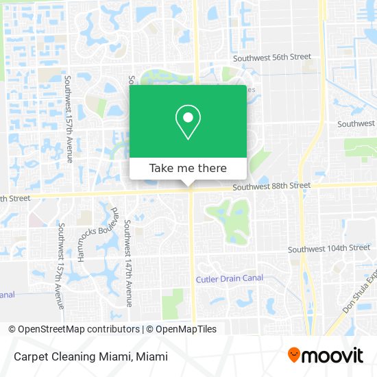 Carpet Cleaning Miami map