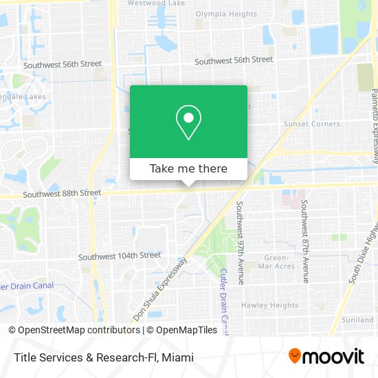 Mapa de Title Services & Research-Fl