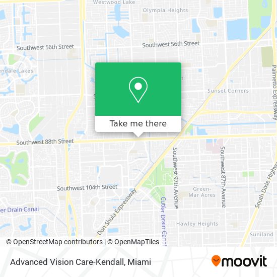 Advanced Vision Care-Kendall map