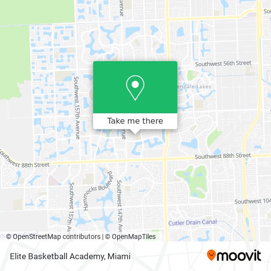 Elite Basketball Academy map