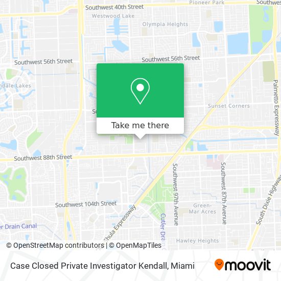 Case Closed Private Investigator Kendall map