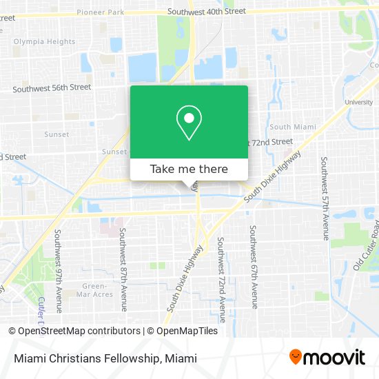 Miami Christians Fellowship map