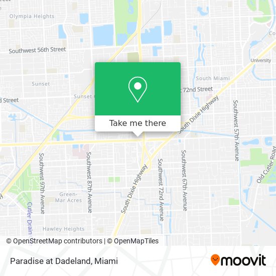 Mapa de Paradise at Dadeland