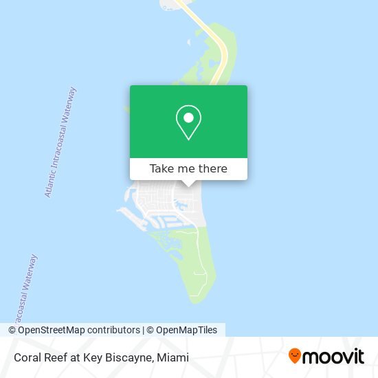 Mapa de Coral Reef at Key Biscayne