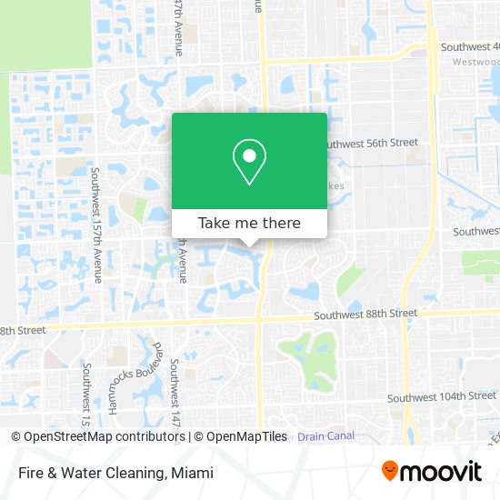 Fire & Water Cleaning map