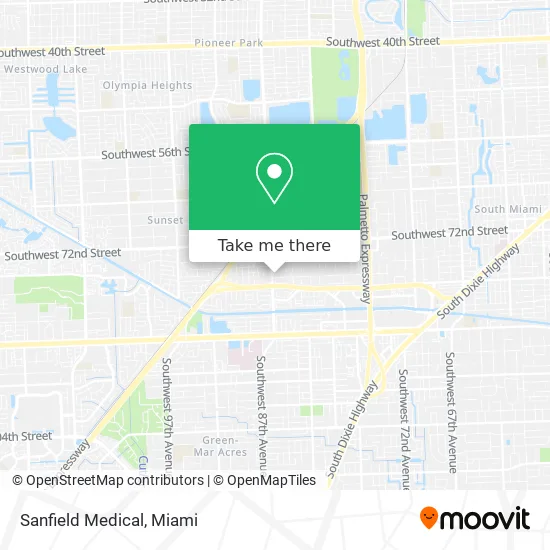 Sanfield Medical map