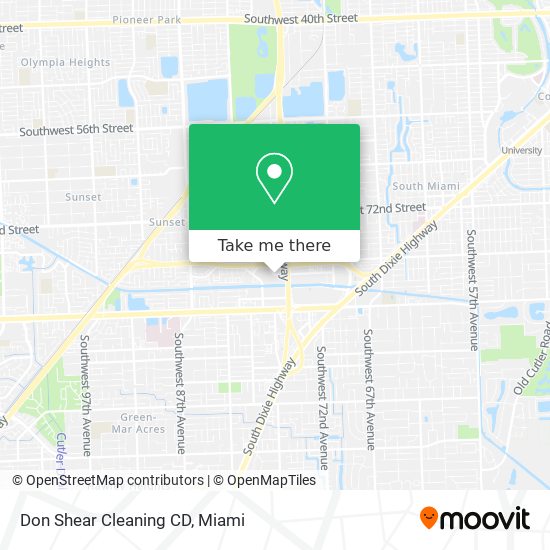 Mapa de Don Shear Cleaning CD