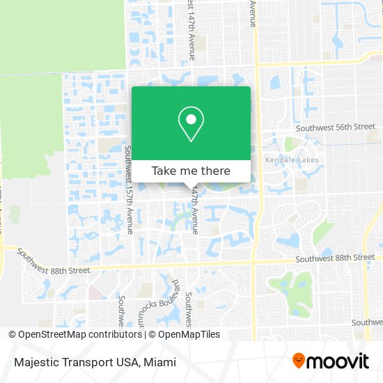 Majestic Transport USA map