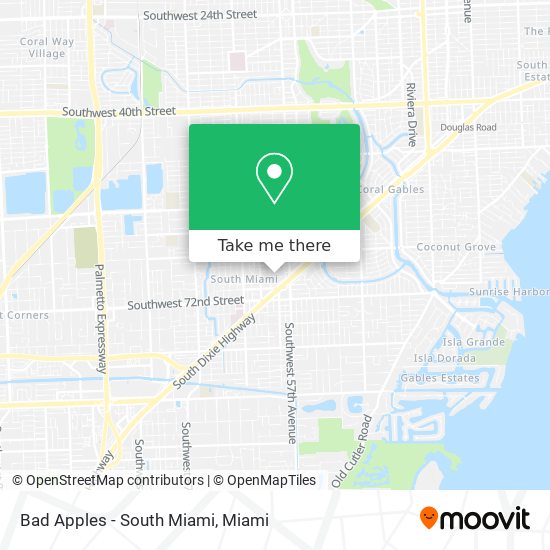 Bad Apples - South Miami map