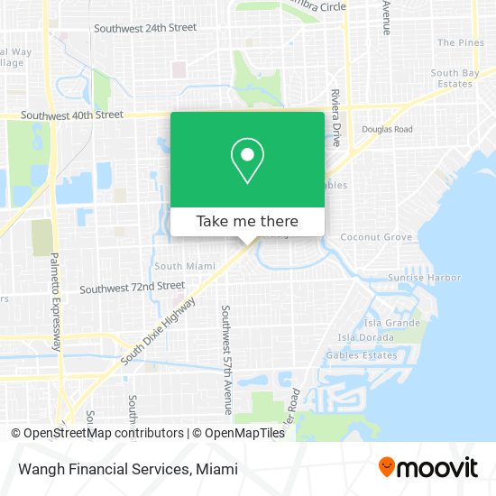 Mapa de Wangh Financial Services