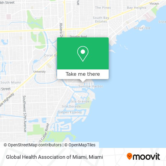 Global Health Association of Miami map