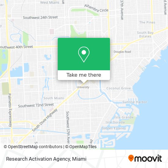 Research Activation Agency map