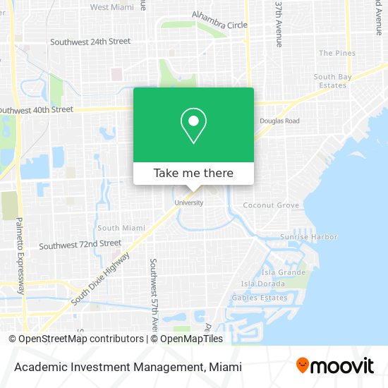 Academic Investment Management map