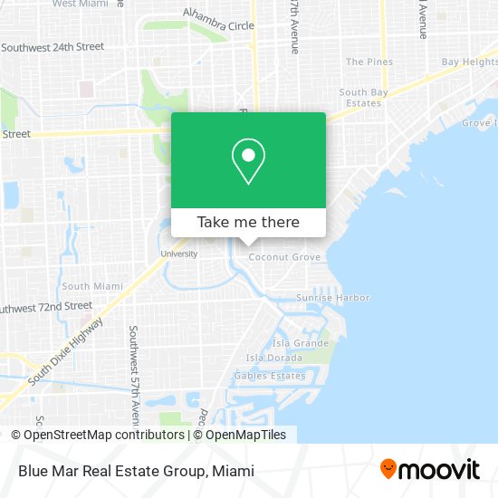 Blue Mar Real Estate Group map