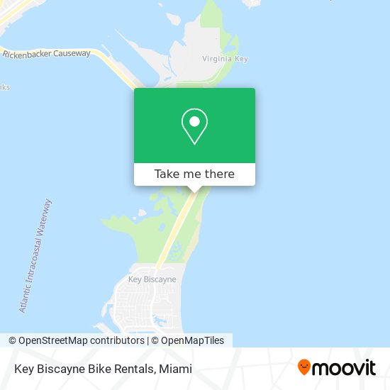 Key Biscayne Bike Rentals map