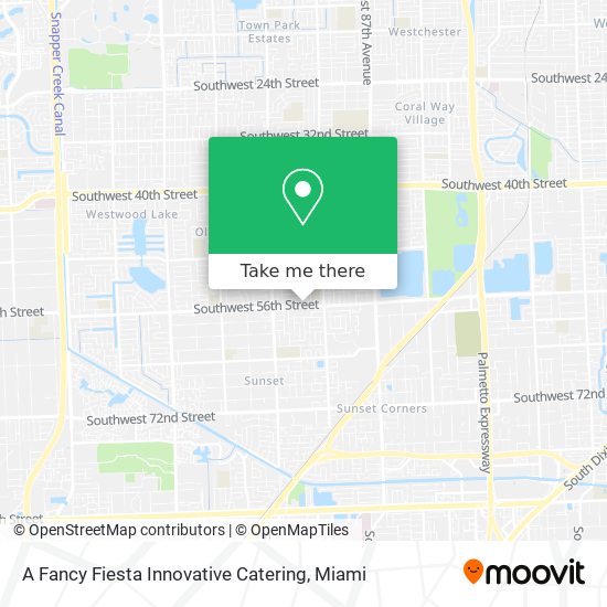 A Fancy Fiesta Innovative Catering map