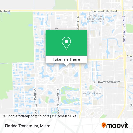 Florida Transtours map