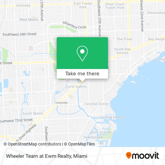 Mapa de Wheeler Team at Ewm Realty