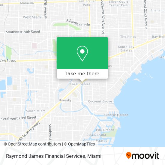 Mapa de Raymond James Financial Services