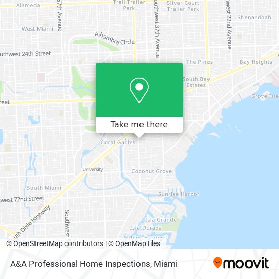 Mapa de A&A Professional Home Inspections