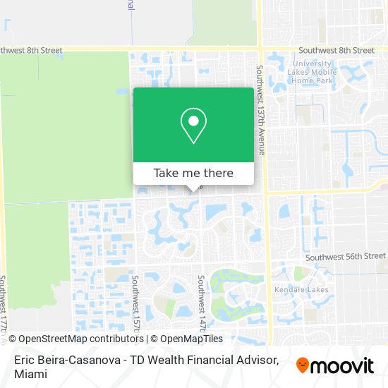 Eric Beira-Casanova - TD Wealth Financial Advisor map