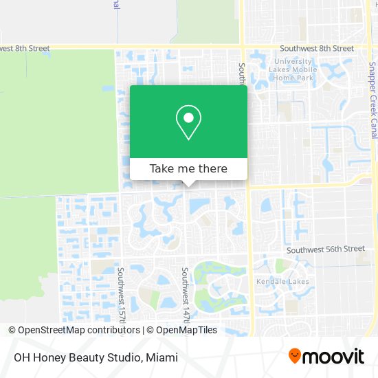 Mapa de OH Honey Beauty Studio