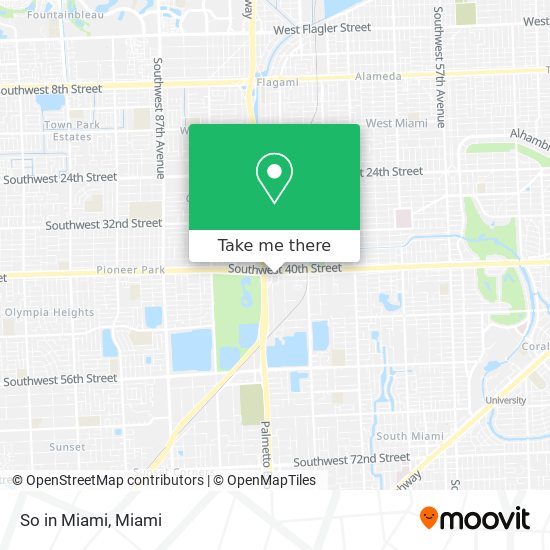 Mapa de So in Miami