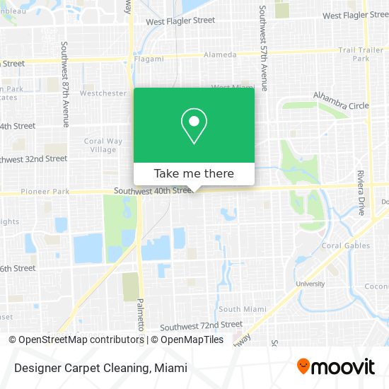 Designer Carpet Cleaning map