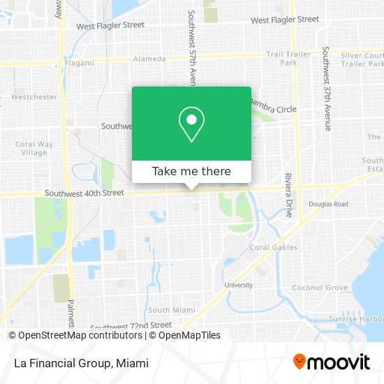 La Financial Group map