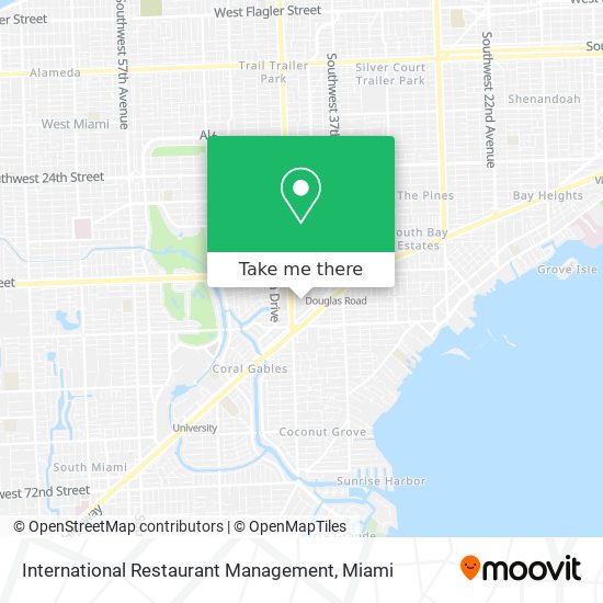 Mapa de International Restaurant Management