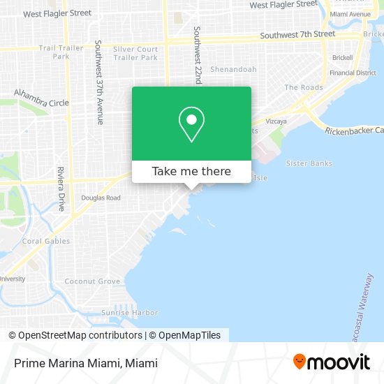 Mapa de Prime Marina Miami