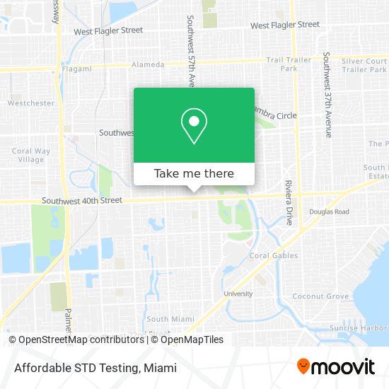 Mapa de Affordable STD Testing