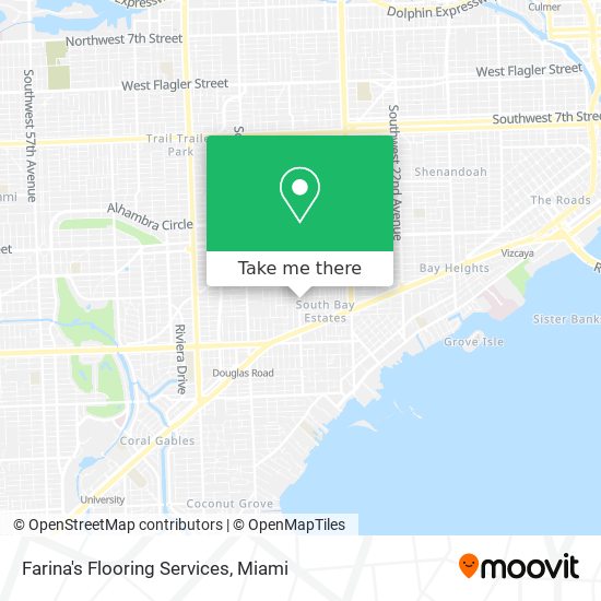 Farina's Flooring Services map