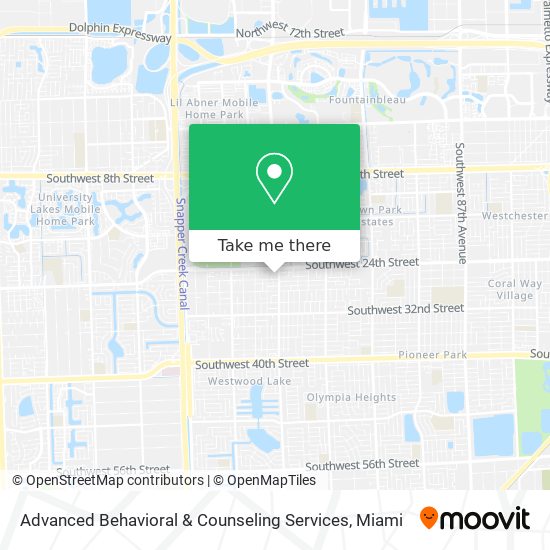 Advanced Behavioral & Counseling Services map