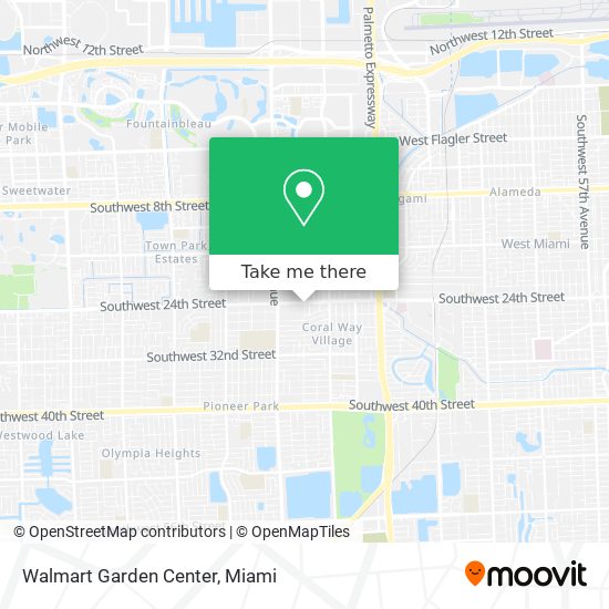 Walmart Garden Center map