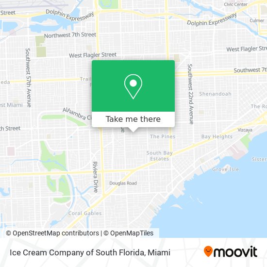 Mapa de Ice Cream Company of South Florida