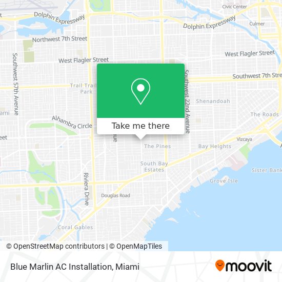 Blue Marlin AC Installation map