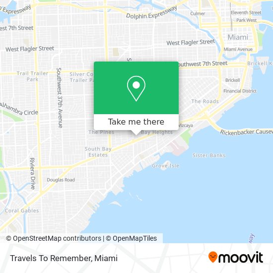 Travels To Remember map